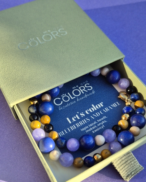 Naszyjnik Let’s Color | Blueberries & Caramel