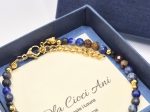 Bransoletka | pietersyt, lapis lazuli i czarny turmalin