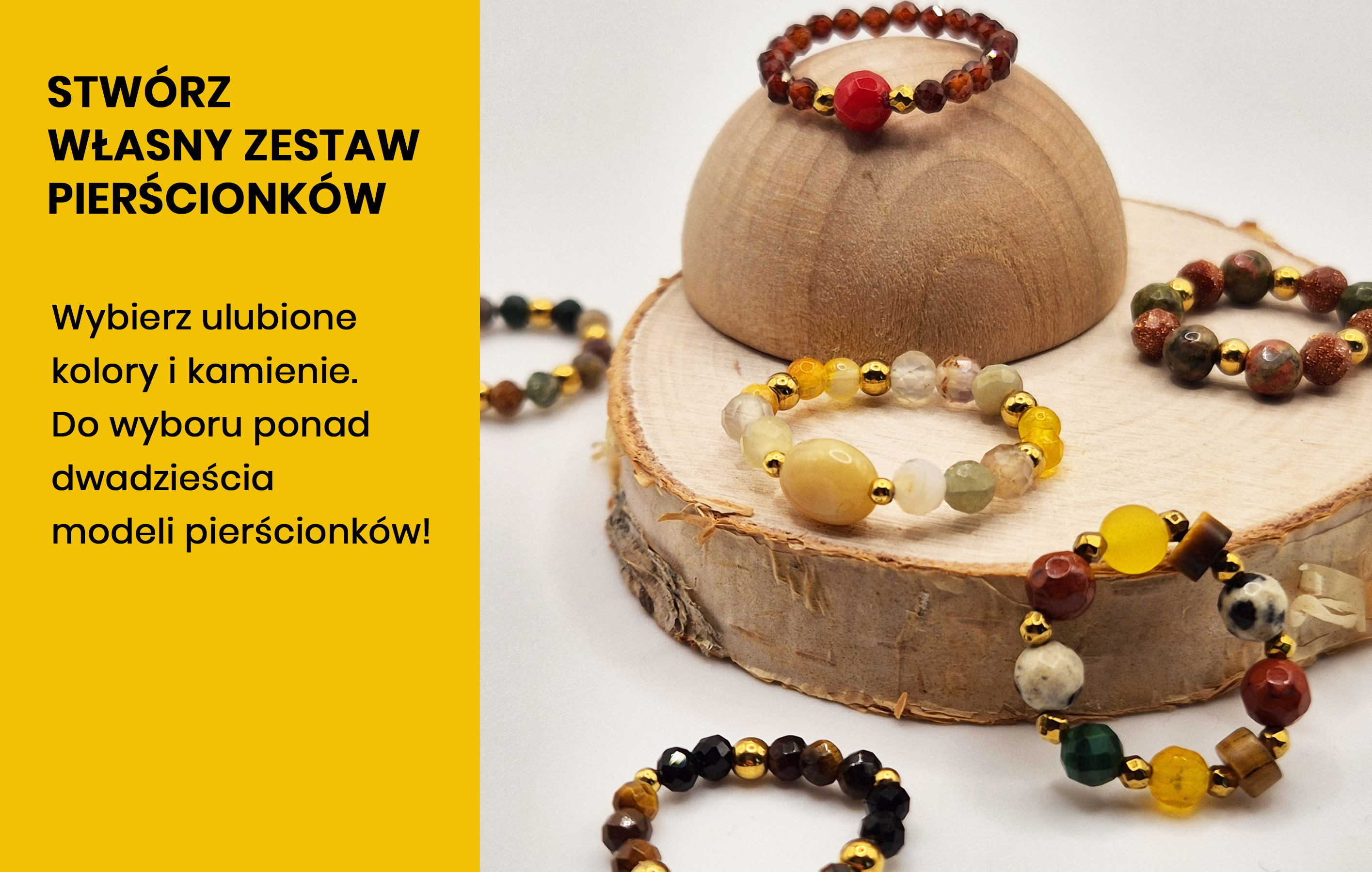 stwórz własny zestaw trzech pierścionków